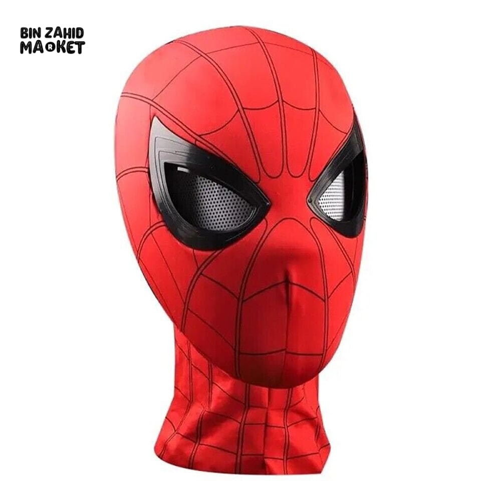 SPIDER-MAN RED MASK WITH MOVING EYES | COSPLAY & COSTUME MASK