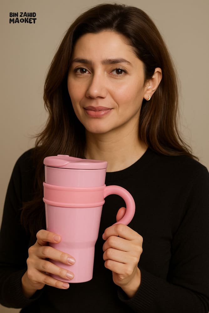 SPILL-PROOF TRAVEL MUG SET – COLORFUL HANDLE CUPS FOR KIDS & ADULTS – PORTABLE INSULATED DRINKWARE