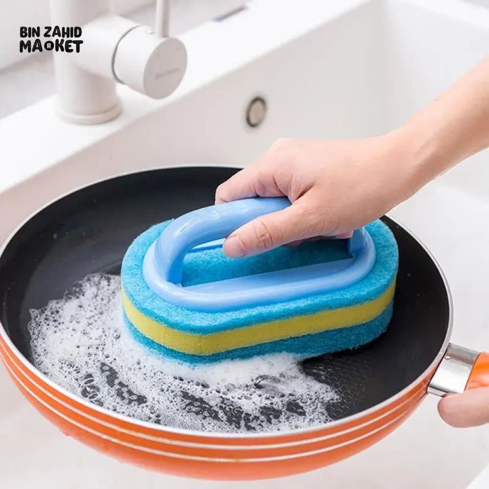 SPONGE BRUSH WITH HANDLE