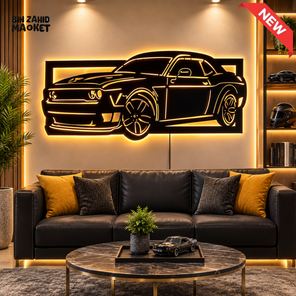 SPORTS CAR LED BACKLIT WALL DECOR