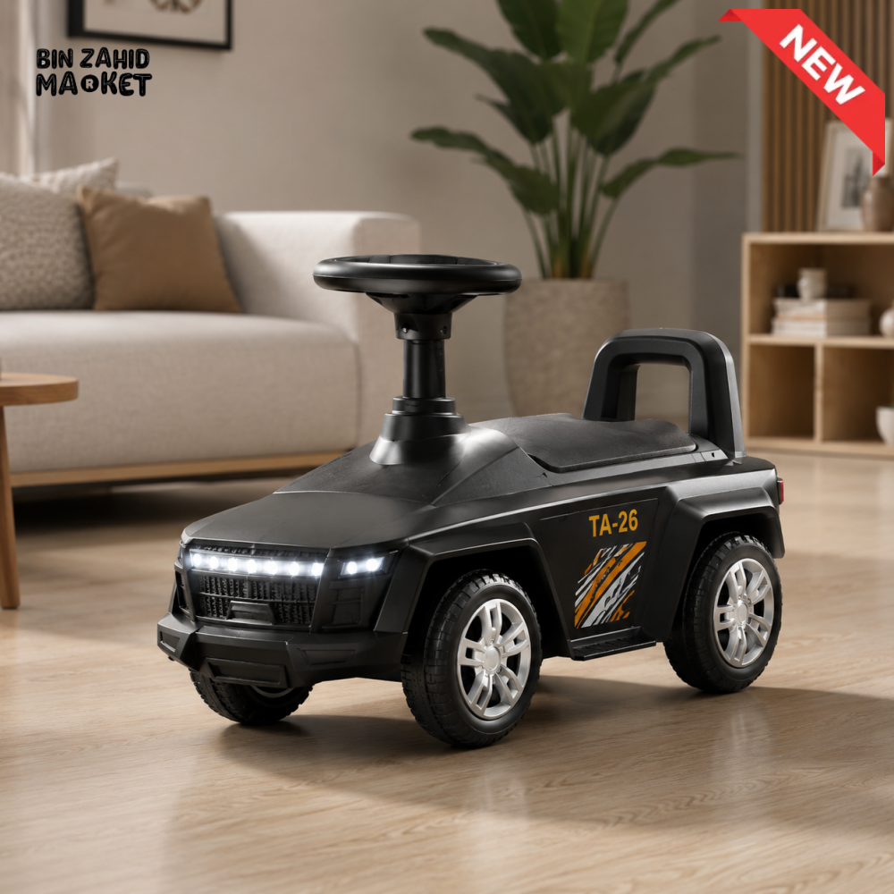 SPORTS SUV KIDS RIDE-ON PUSH CAR - BLACK