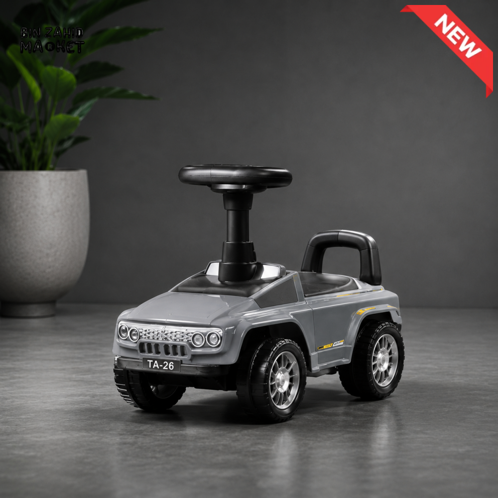 SPORTS SUV KIDS RIDE-ON PUSH CAR - GREY