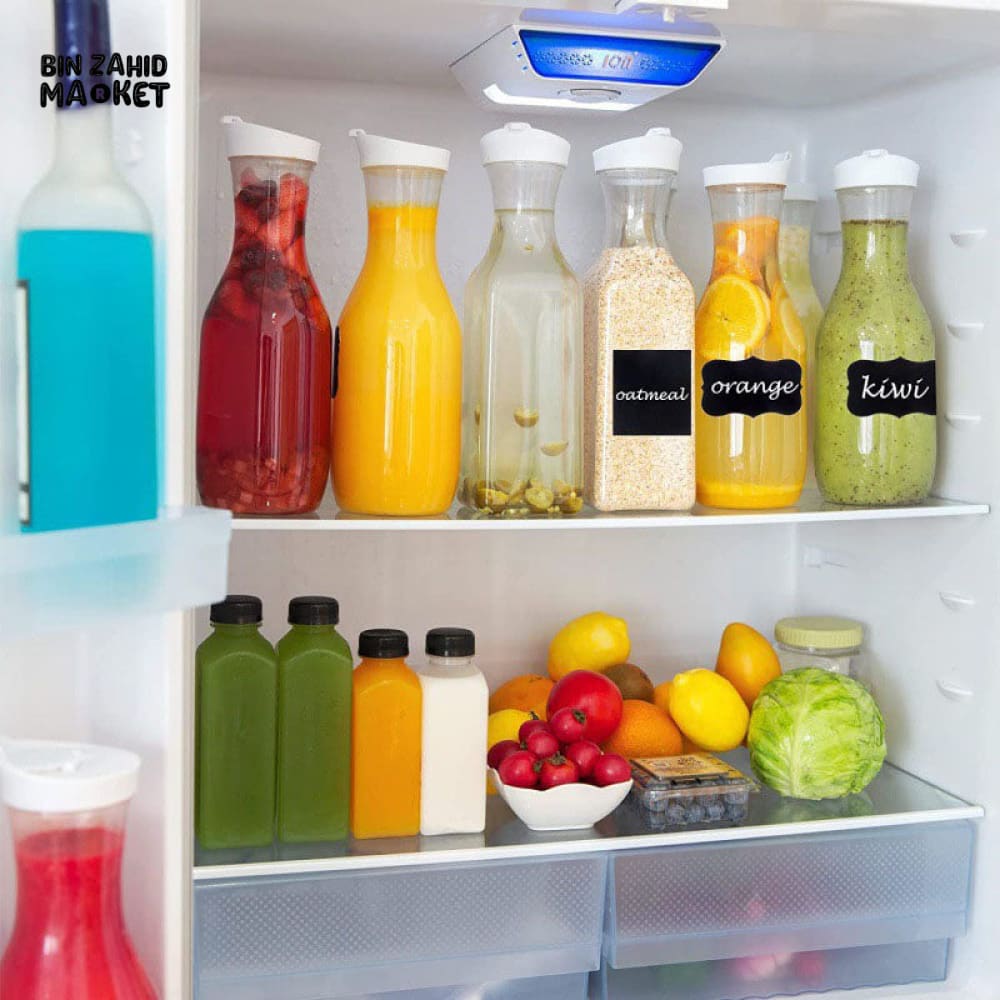 SQUARE PLASTIC JUICE & MILK BOTTLE 1.1 LITRE – FLIP LID WATER CONTAINER