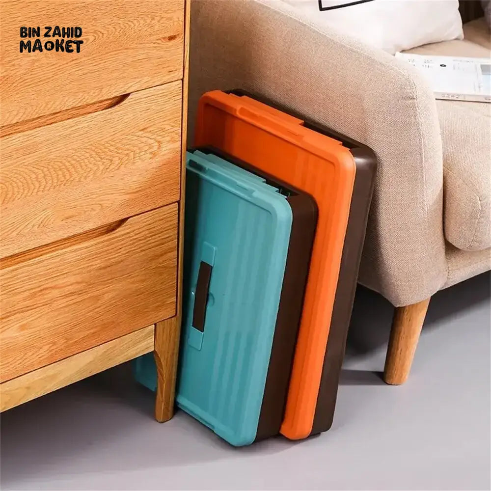 STACKABLE FOLDABLE STORAGE BOX