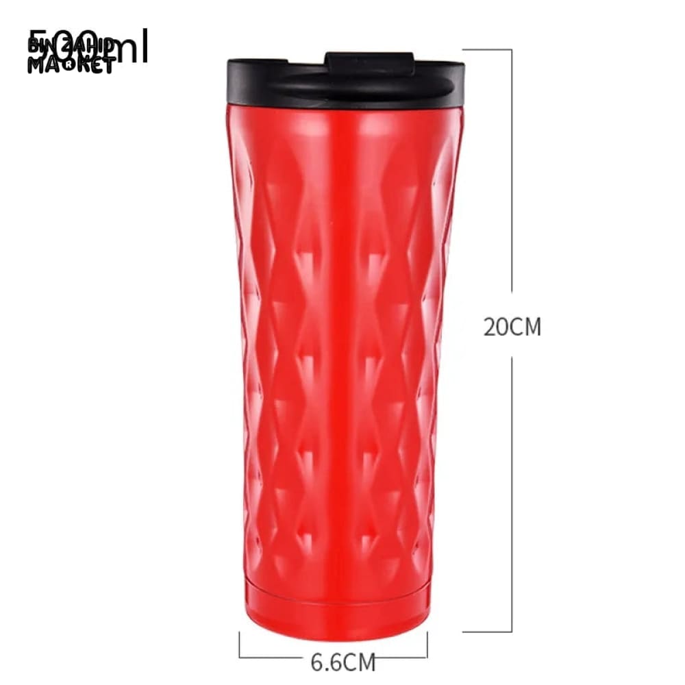 STAINLESS COFFEE MUG 500 ML