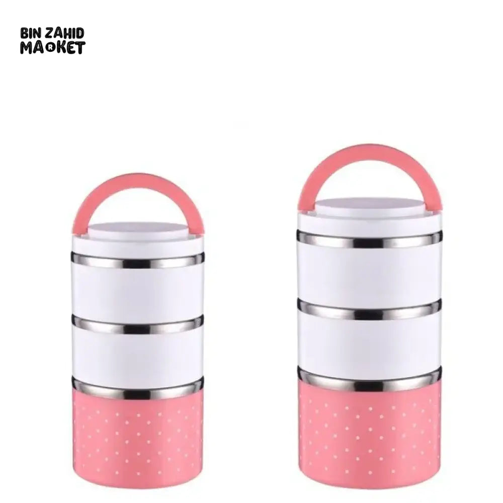 STAINLESS STEEL INSULATED LUNCHBOX – LEAKPROOF FOOD CONTAINER BENTO BOX FOR OFFICE & SCHOOL