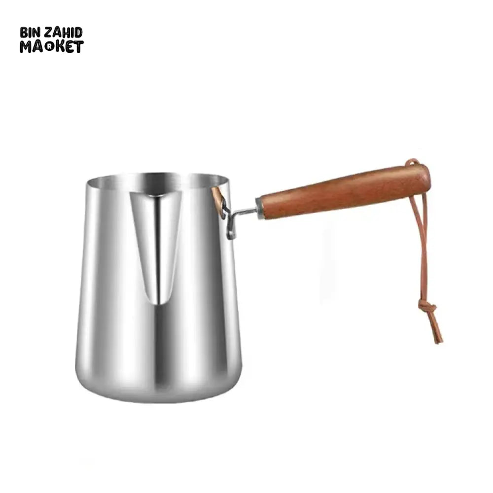 STAINLESS STEEL MILK SAUCEPAN 304 – ANTI-OVERFLOW EDGE INTERNAL SCALE
