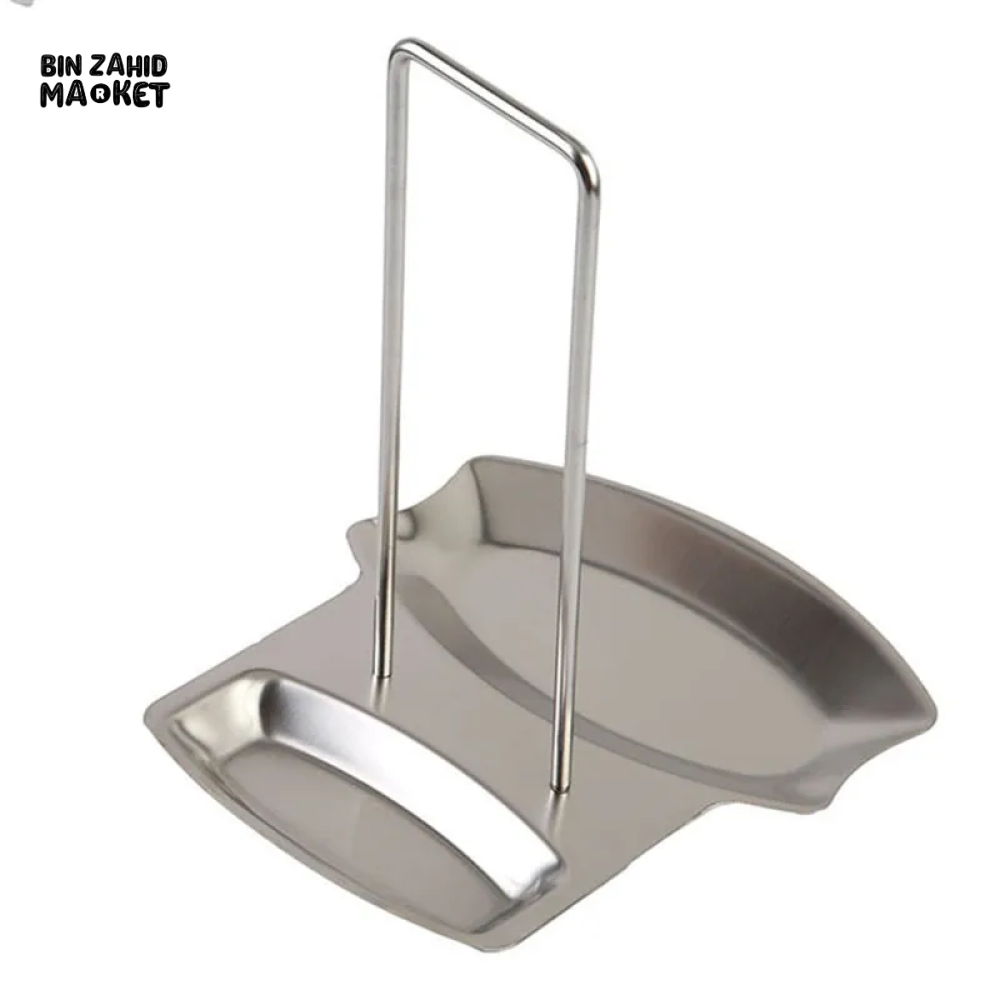 STAINLESS STEEL POT LID RACK SPOON HOLDER