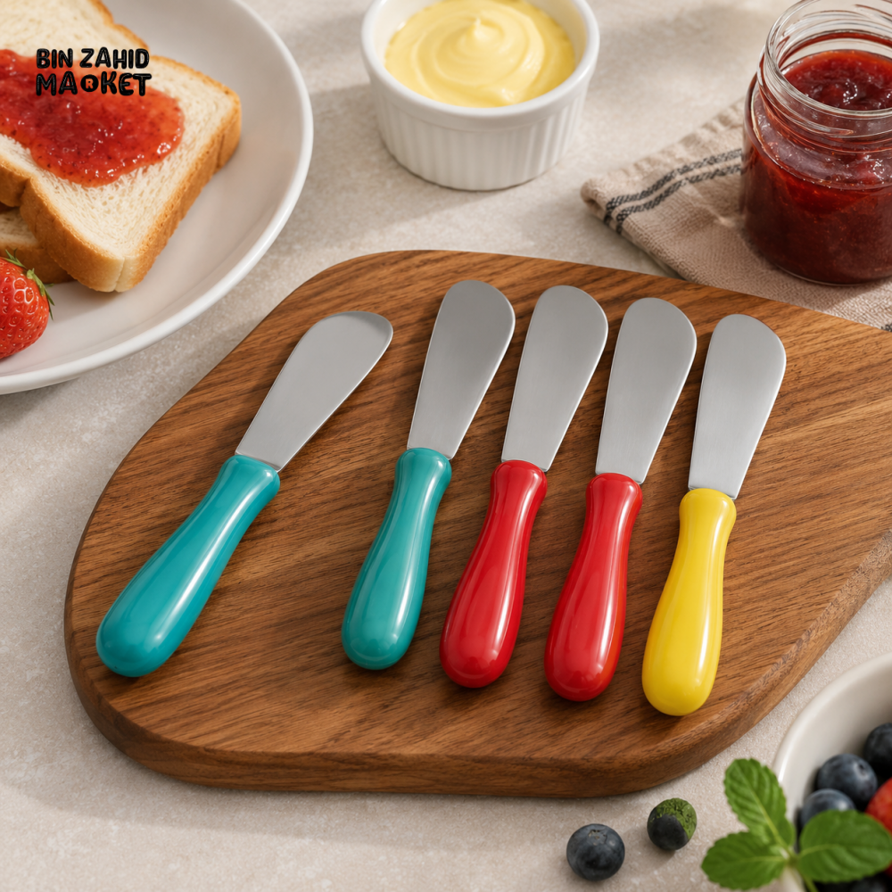 STAINLESS STEEL SPREADER KNIFE - 5 PIECE SET