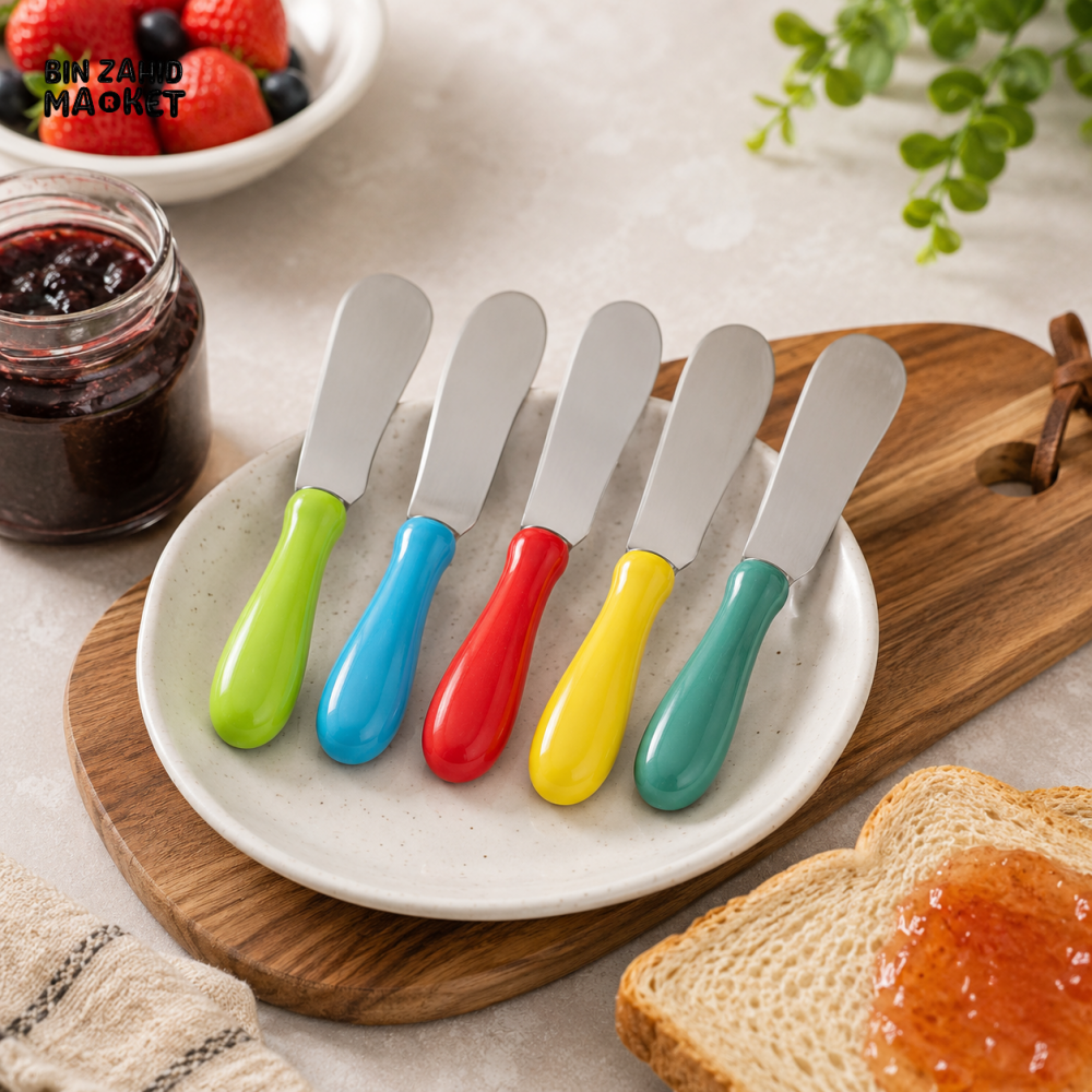 STAINLESS STEEL SPREADER KNIFE - 5 PIECE SET