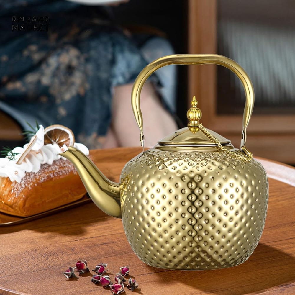 STAINLESS STEEL TEA & COFFEE POT – ELEGANT & HEAT-RESISTANT TEAPOT