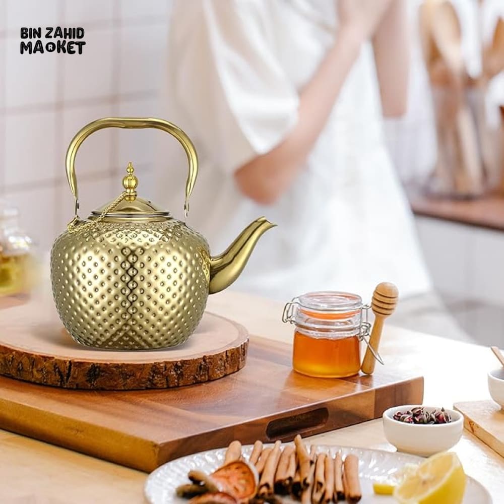 STAINLESS STEEL TEA & COFFEE POT – ELEGANT & HEAT-RESISTANT TEAPOT