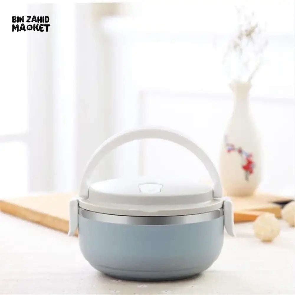 STAINLESS STEEL THERMAL LUNCH BOX LEAKPROOF PORTABLE MULTI-PURPOSE CONTAINER - 1 LAYERS