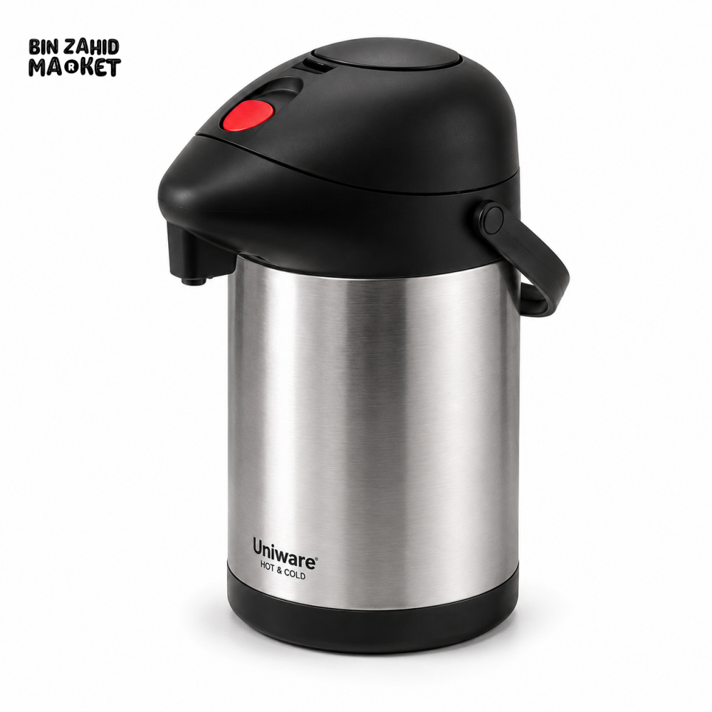 STAINLESS STEEL VACUUM INSULATED AIRPOT DISPENSER 2.5L