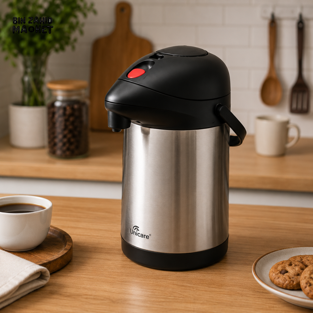 STAINLESS STEEL VACUUM INSULATED AIRPOT DISPENSER 2.5L