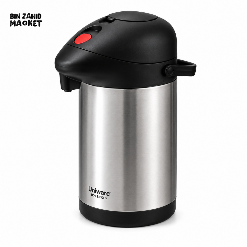 STAINLESS STEEL VACUUM INSULATED AIRPOT DISPENSER 3.0L