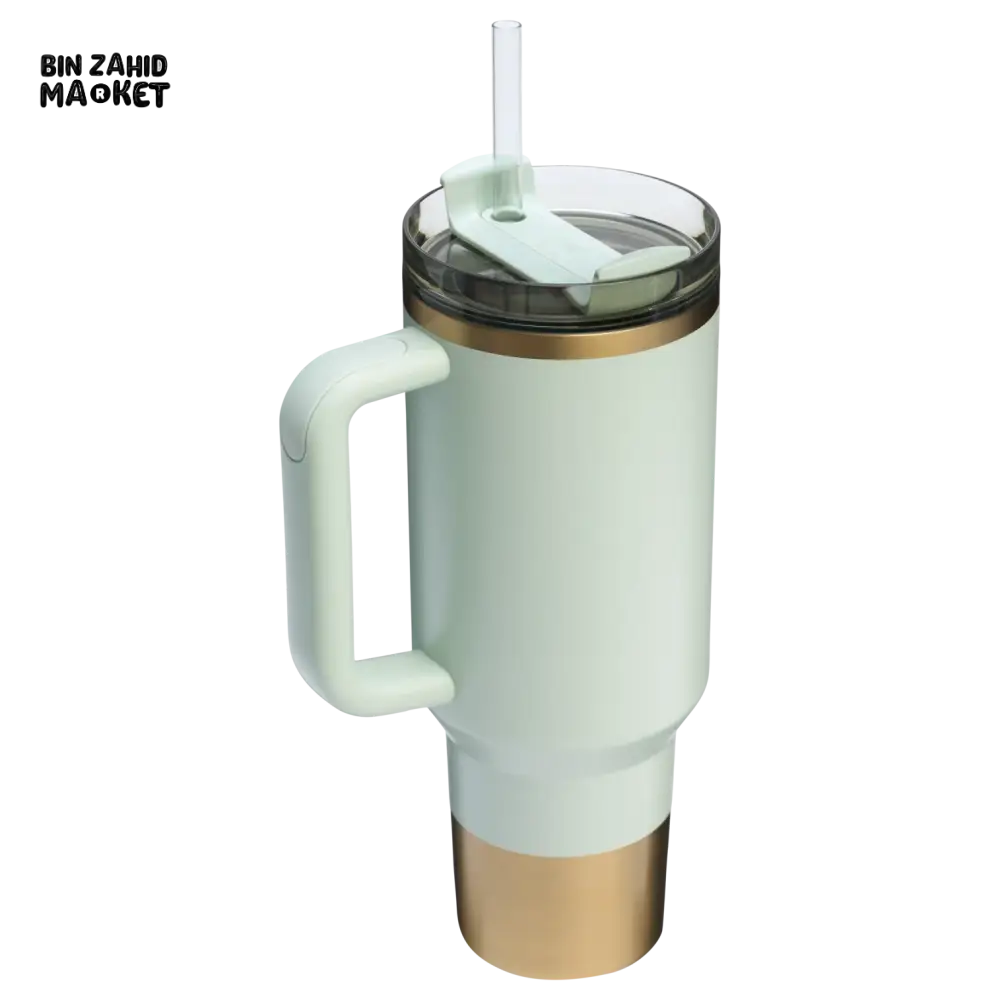 STANLEY QUENCHER H2.0 FLOWSTATE TUMBLER 40OZ - GILDED CELADON