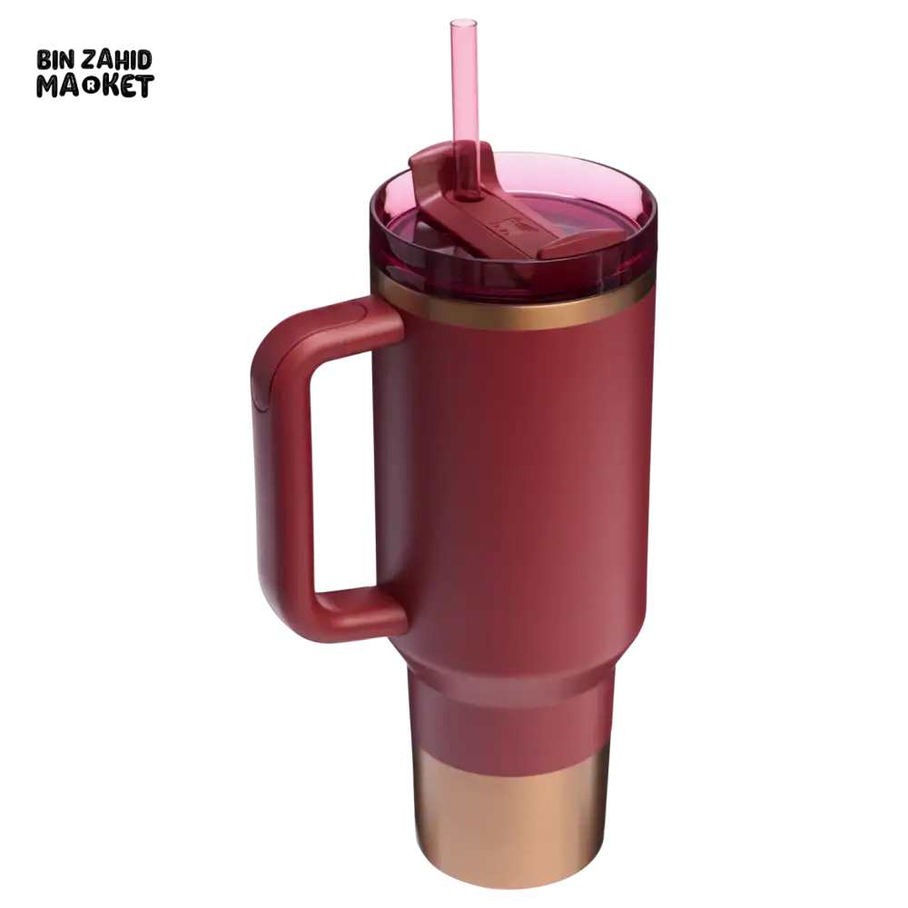 STANLEY QUENCHER H2.0 FLOWSTATE TUMBLER 40OZ - GILDED POMEGRANATE
