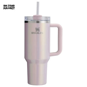 STANLEY QUENCHER H2.0 FLOWSTATE TUMBLER 40OZ - LIGHT PINK SHIMMER