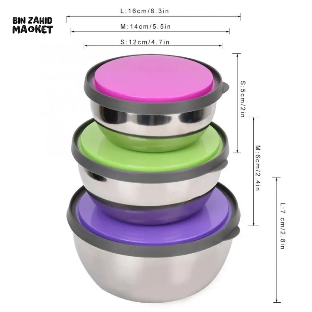STEEL BOWL SET