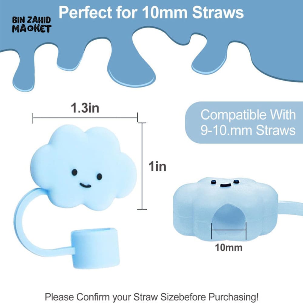 STRAW COVER FOR STANLEY - CLOUDY RESUABLE STRAW TOPPER