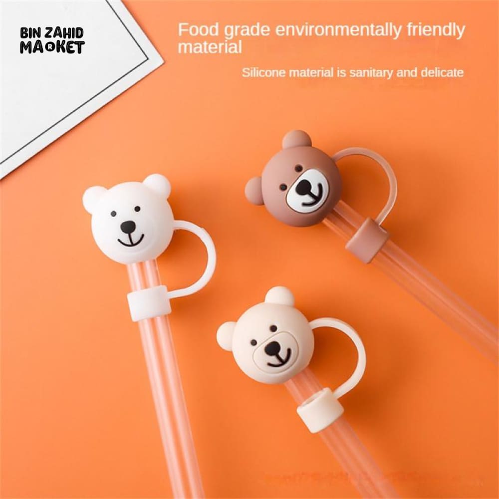 STRAW COVER FOR STANLEY - CUTE BEAR STRAW PROTECTOR COVER