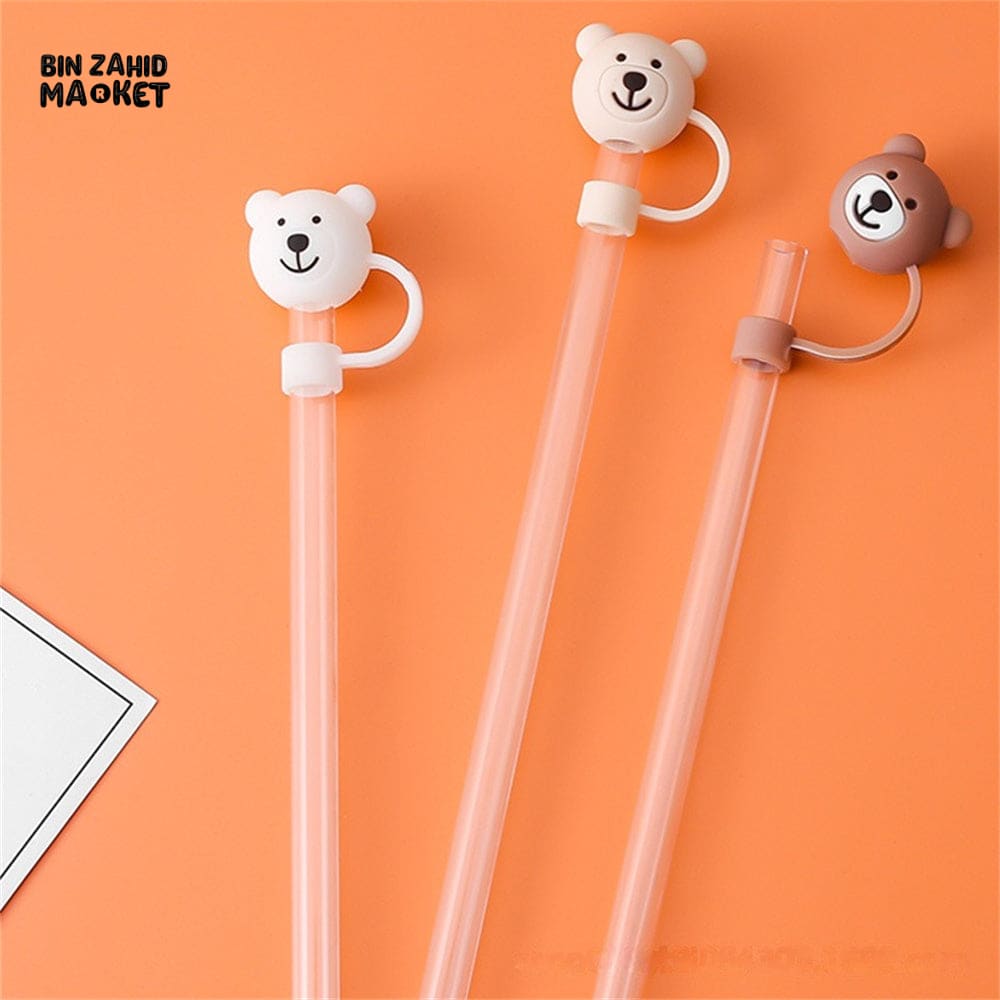 STRAW COVER FOR STANLEY - CUTE BEAR STRAW PROTECTOR COVER