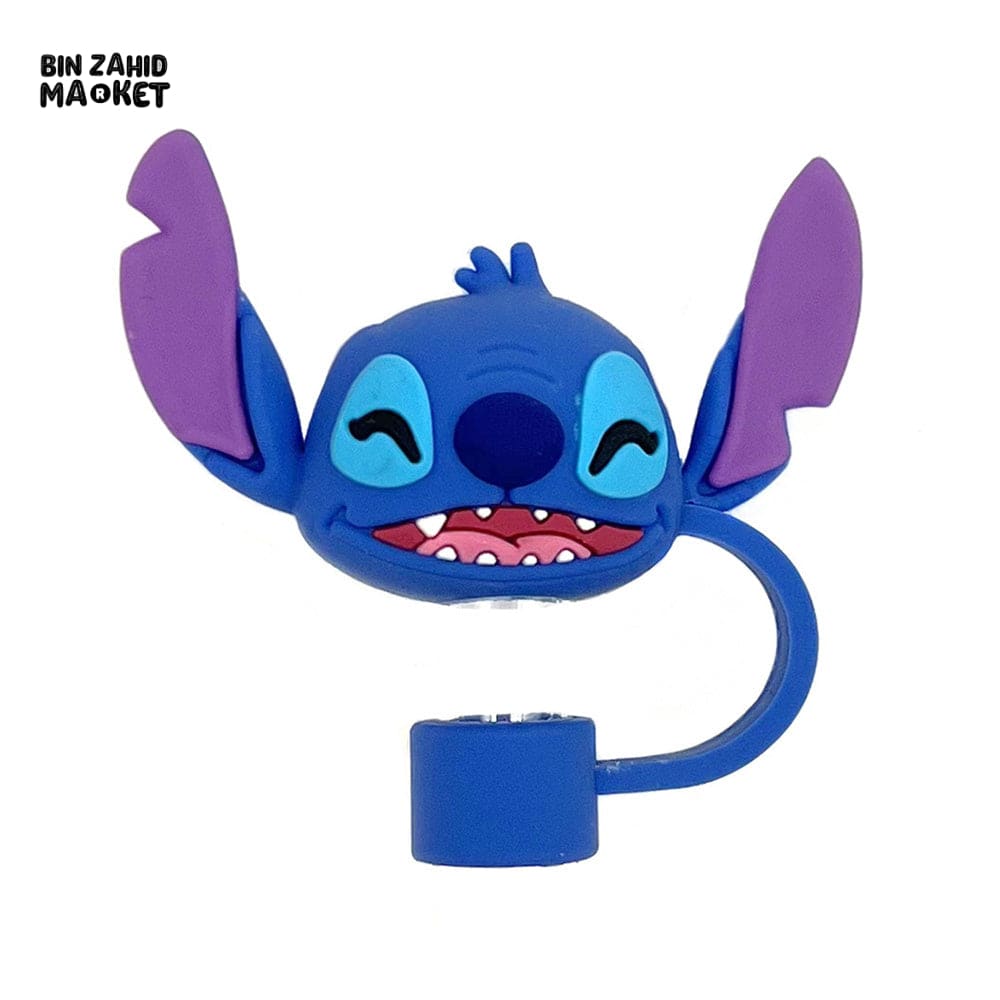 STRAW COVER FOR STANLEY - KAWAII LILO & STITCH DUSTPROOF STRAW CAP SILICONE STRAW CUP