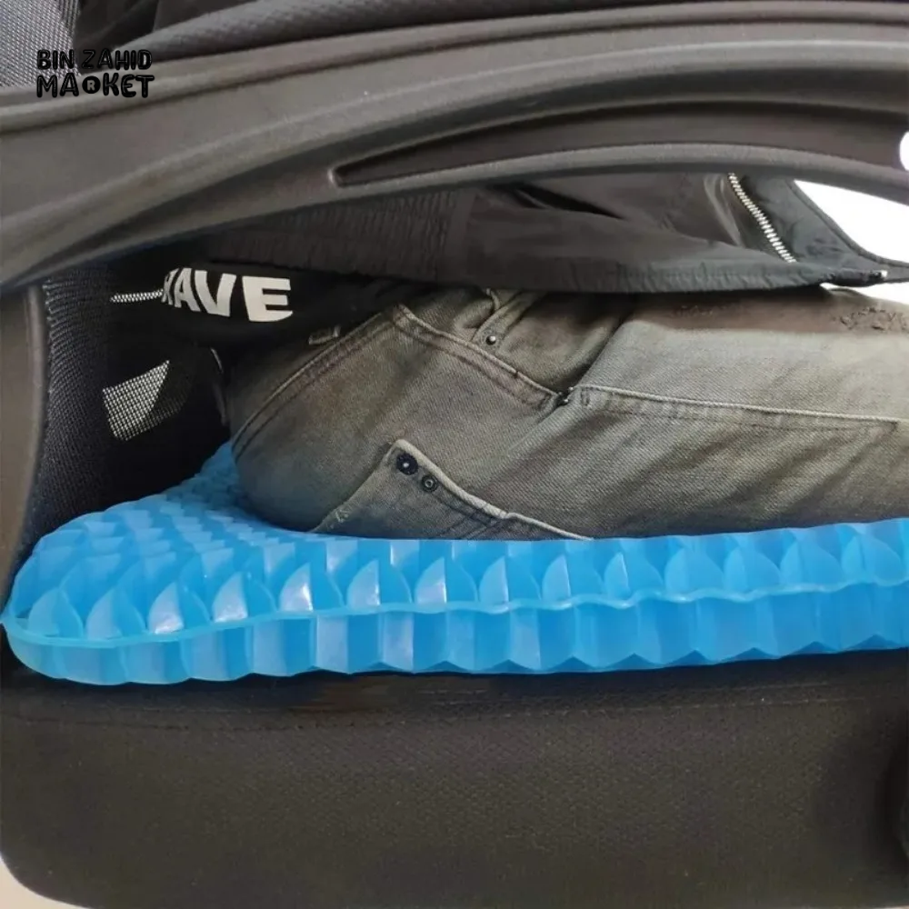 SUMMER GEL SEAT CUSHION BREATHABLE HONEYCOMB DESIGN FOR PRESSURE RELIEF BACK TAILBONE PAIN HOME OFFICE CHAIR CARS WHEELCHAIR