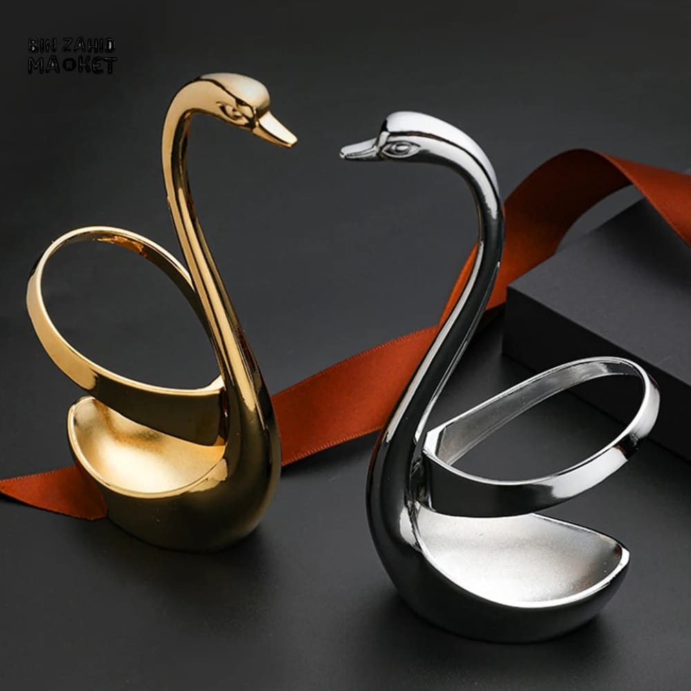 SWAN SHAPED CUTLERY HOLDER