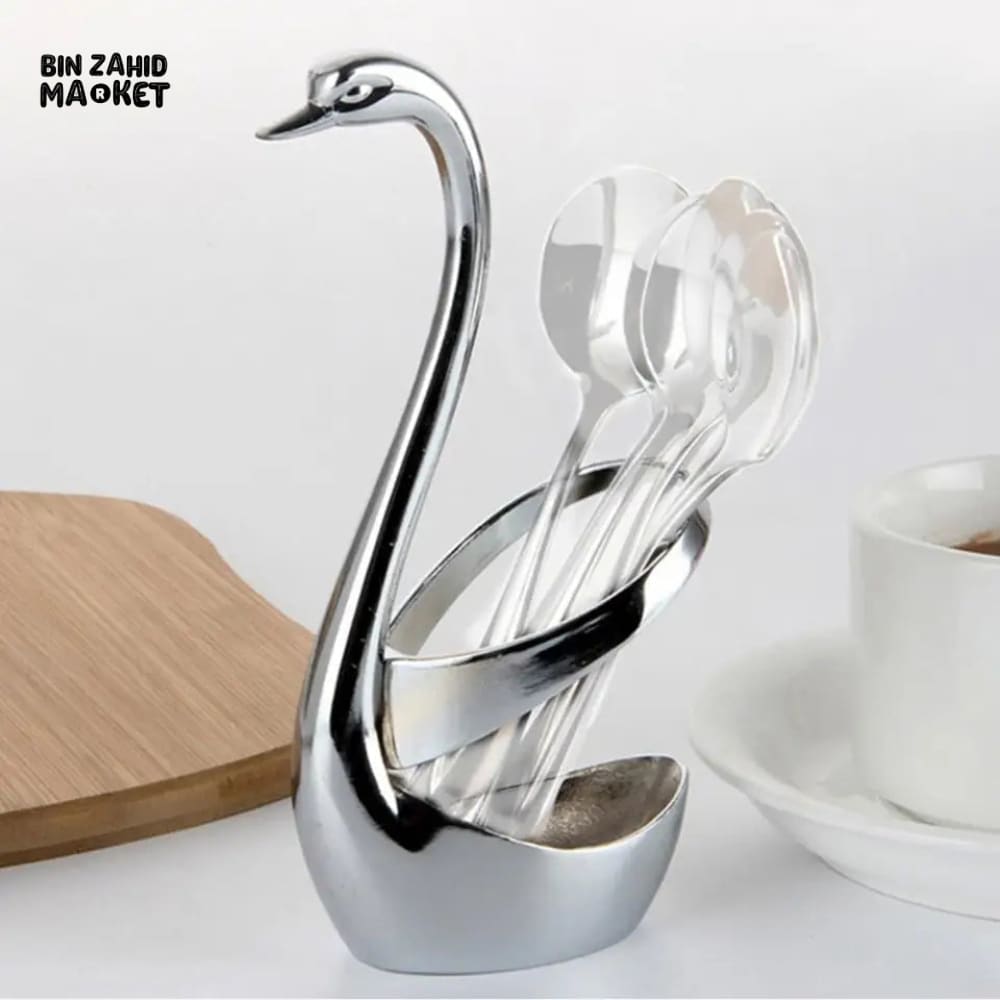 SWAN SHAPED CUTLERY HOLDER