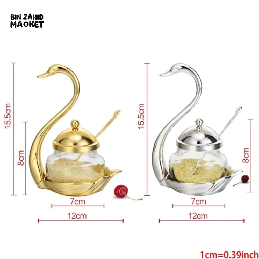 SWAN SHAPED SUGAR POT