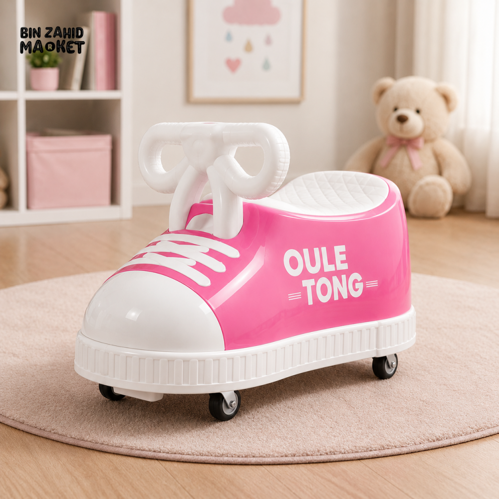 SWING CAR KIDS WIGGLE RIDE-ON CAR - PINK