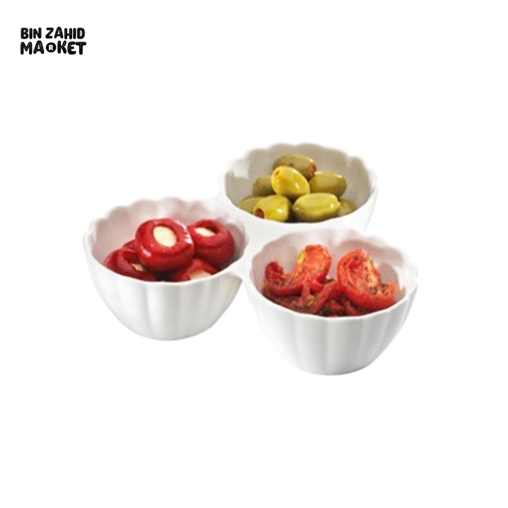 SY7594 GROOVE TRIODIPBOWL 20CMX5.7CM