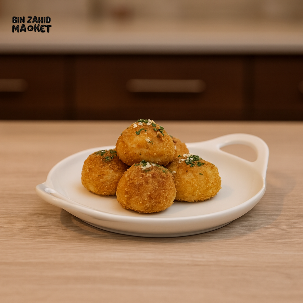 SYMPHONY ROUND CERAMIC SERVING PLATE WITH HANDLES – ELEGANT WHITE APPETIZER TRAY FOR SNACKS AND SIDE DISHES 18x22.5cm