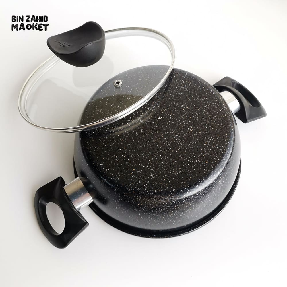 SYNMORE GRANITE COATING COOKING POT – NON-STICK DURABLE SCRATCH-RESISTANT EASY TO CLEAN KITCHEN COOKWARE