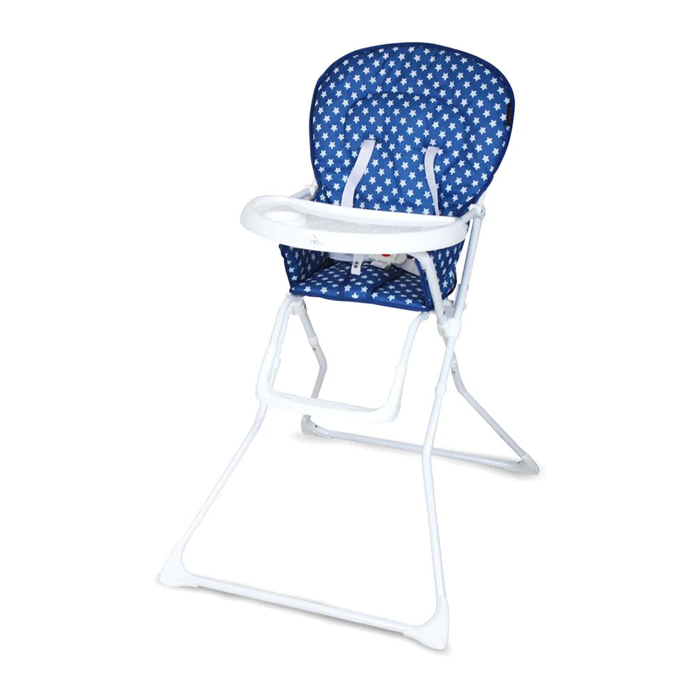 TINNIES BABY HIGH CHAIR – SAFE, COMFORTABLE & DURABLE - BLUE