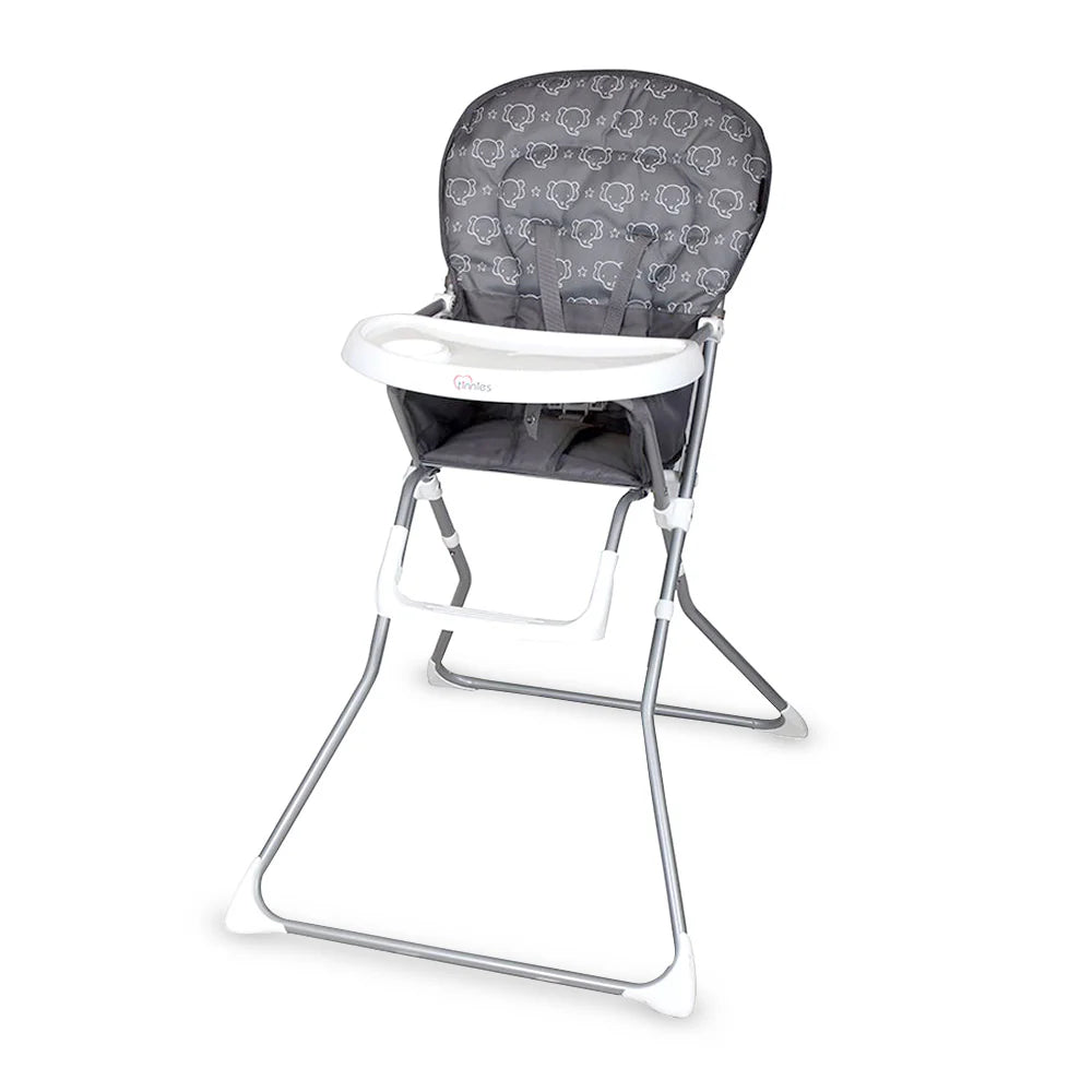 TINNIES BABY HIGH CHAIR – SAFE, COMFORTABLE & DURABLE - GREY