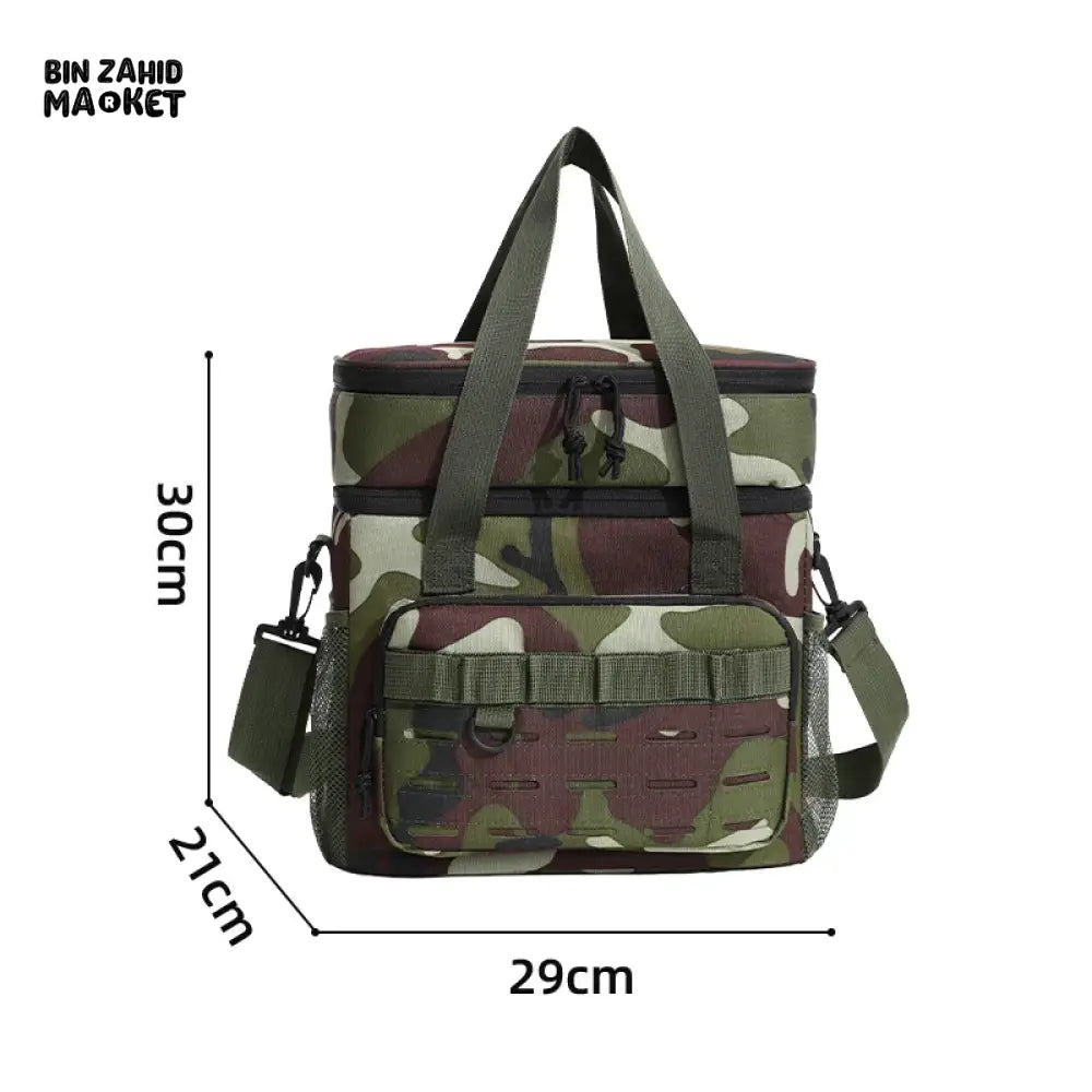 TACTICAL 2-LAYER INSULATED LUNCH BAG – LEAKPROOF COOLER FOR WORK & OUTDOOR USE