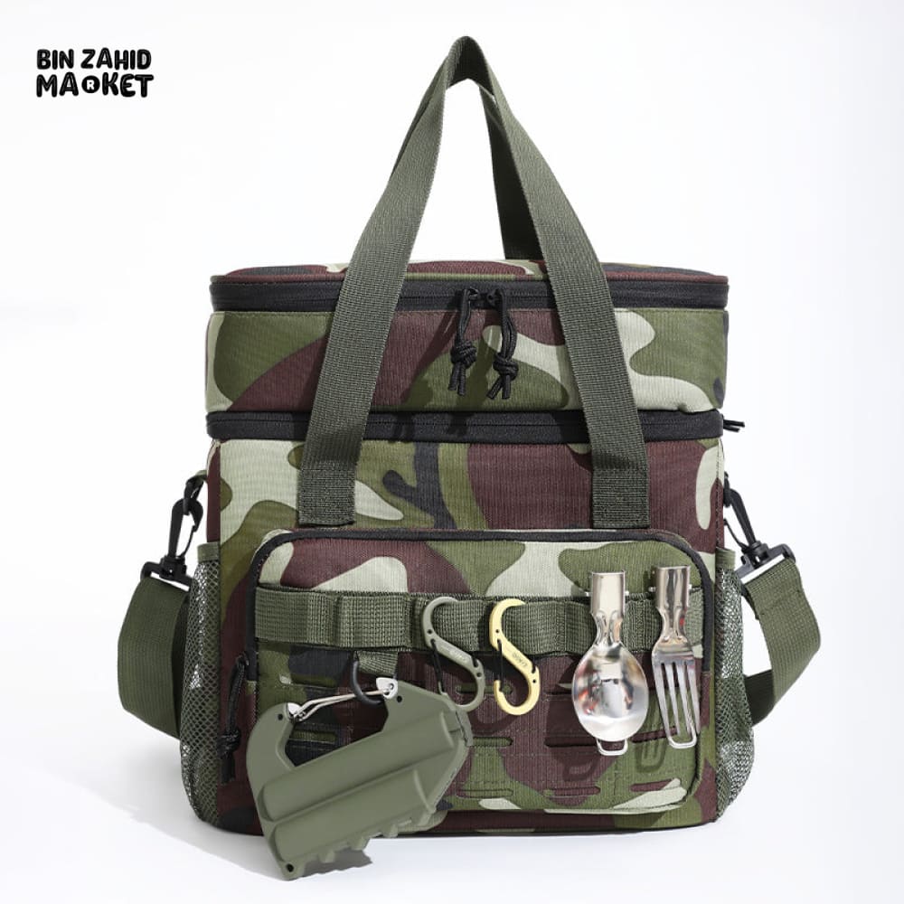 TACTICAL 2-LAYER INSULATED LUNCH BAG – LEAKPROOF COOLER FOR WORK & OUTDOOR USE