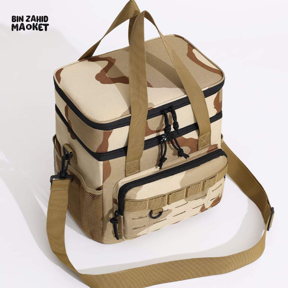 TACTICAL 2-LAYER INSULATED LUNCH BAG – LEAKPROOF COOLER FOR WORK & OUTDOOR USE
