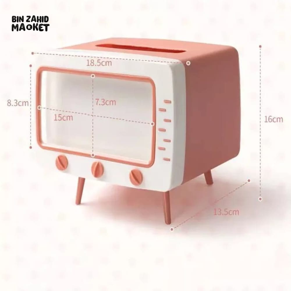 TELEVISION TISSUE BOX
