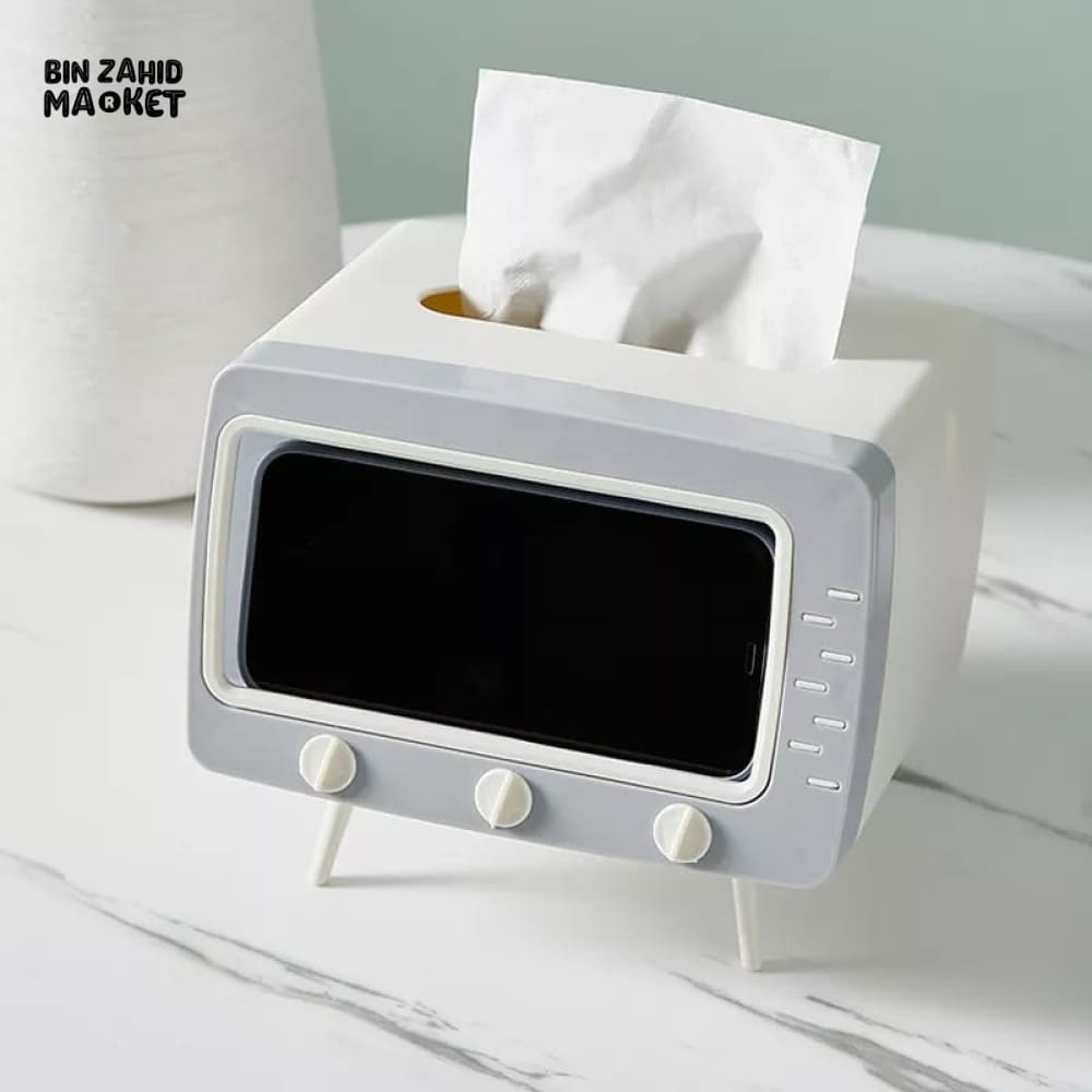 TELEVISION TISSUE BOX