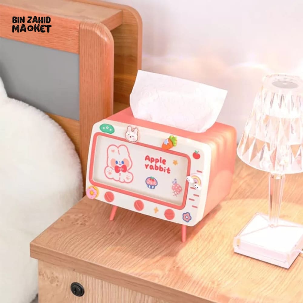 TELEVISION TISSUE BOX