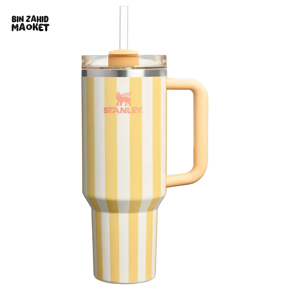 THE QUENCHER H2.0 FLOWSTATE™ TUMBLER 40OZ - BUTTER CABANA GLOSS