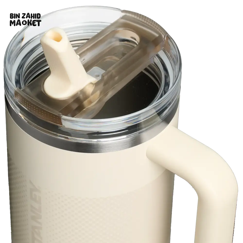 THE QUENCHER PROTOUR FLIP STRAW TUMBLER 40OZ - CREAM FADE