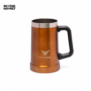 THERMOTREK STAINLESS STEEL INSULATED MUG WITH HANDLE - 24 OZ 710ML COOPER