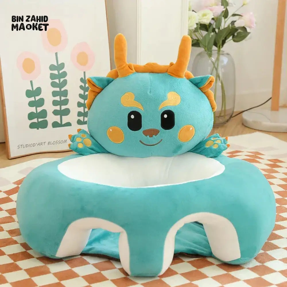 TIGER FACES FLOOR SEAT Green Deer