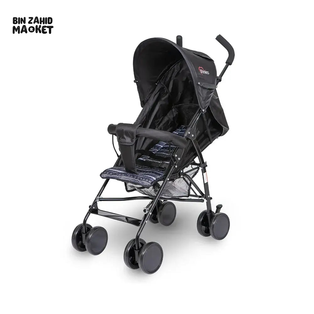TINNIES BABY BUGGY FOR NEWBORNS & TODDLERS - BLACK