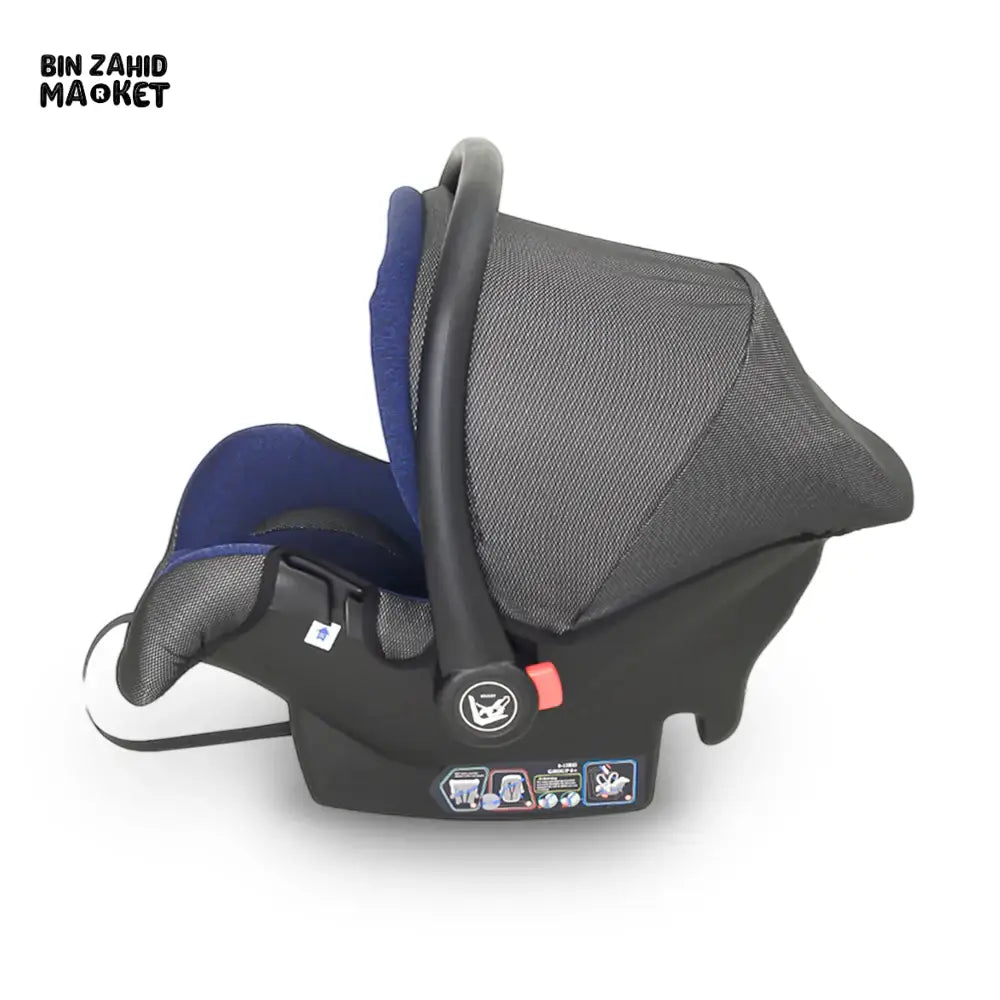 TINNIES BABY CARRY COT SAFE, COMFORTABLE & PORTABLE - BLUE